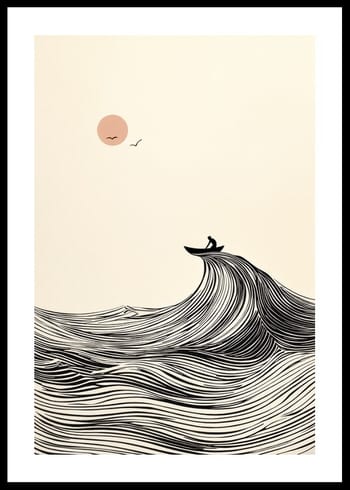 Poster Solitude On The Waves