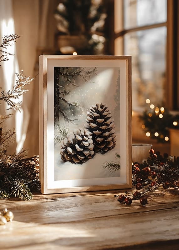 Poster Snow-Kissed Pine Duo crossfade