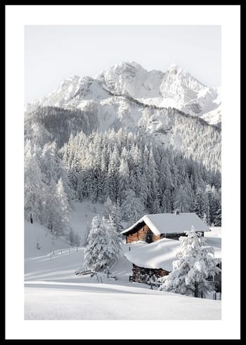 Poster Winter Wonderland Cabin