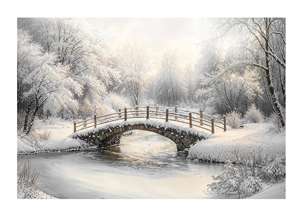 Poster Enchanted Winter Crossing