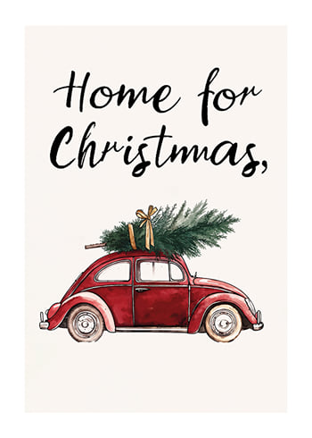 Poster Home For Christmas