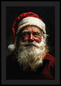 Klasszikus Mikulás melegséggel a szemében, mosolyával, amely igazi karácsonyt áraszt-0