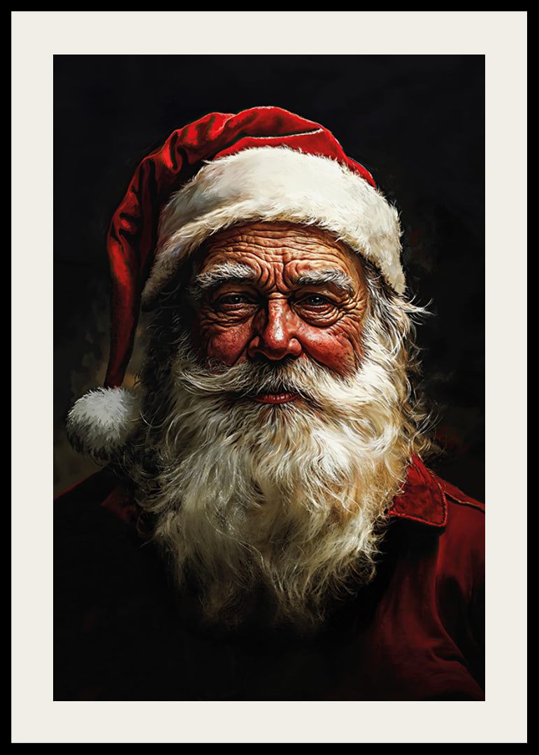 En klassisk tomte med värme i blicken och ett leende som sprider äkta jul-12