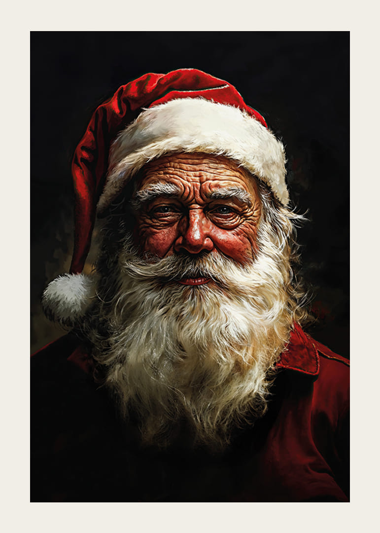 Klasszikus Mikulás melegséggel a szemében, mosolyával, amely igazi karácsonyt áraszt-12