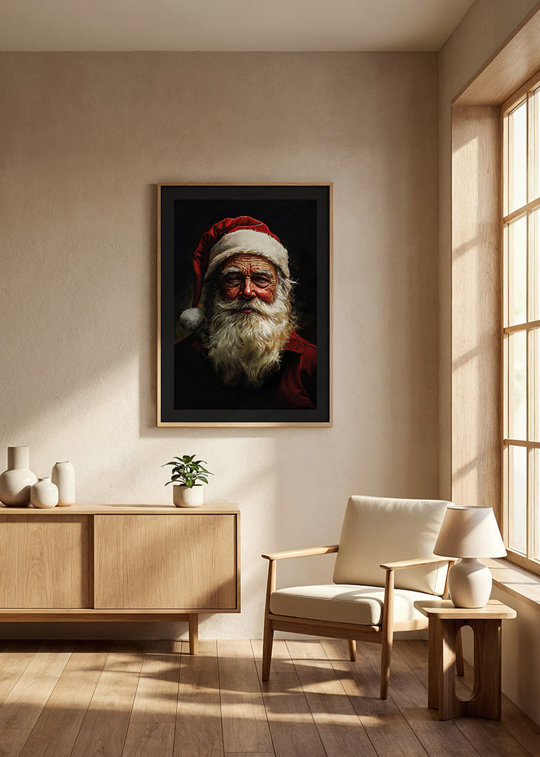 En klassisk tomte med värme i blicken och ett leende som sprider äkta jul-12