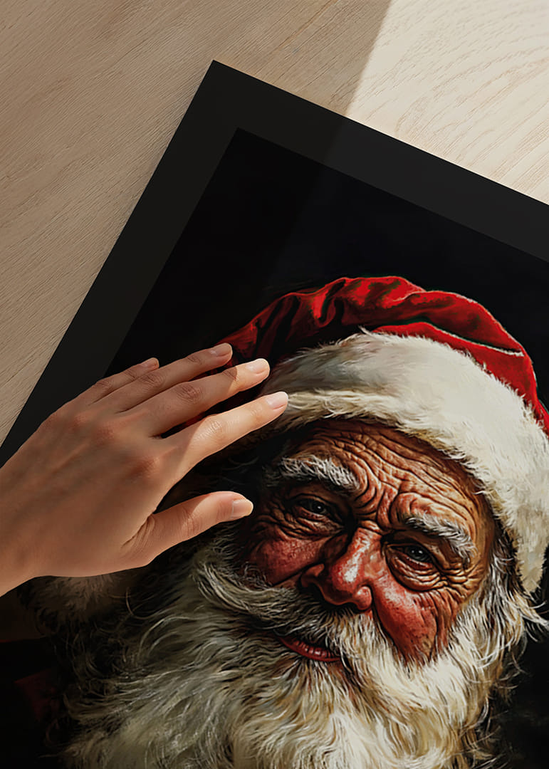 Klasszikus Mikulás melegséggel a szemében, mosolyával, amely igazi karácsonyt áraszt-12