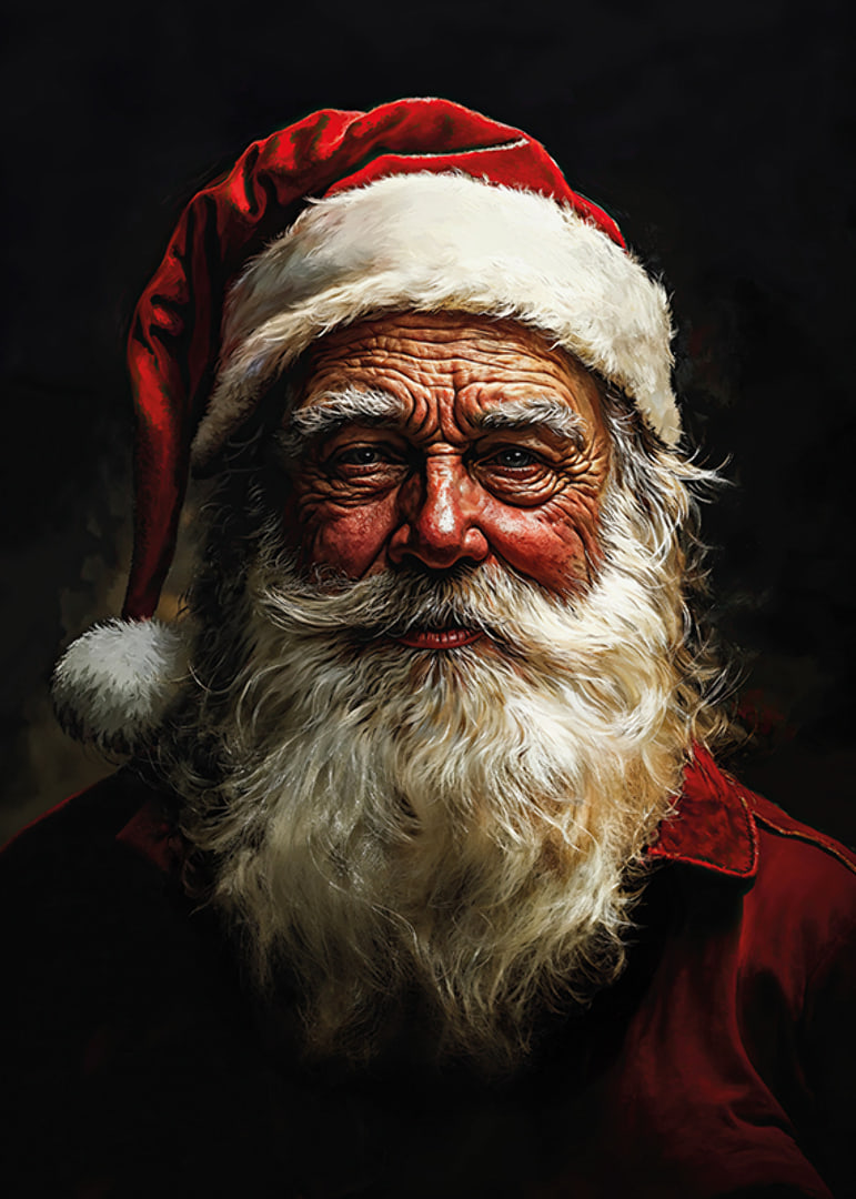 En klassisk tomte med värme i blicken och ett leende som sprider äkta jul-12