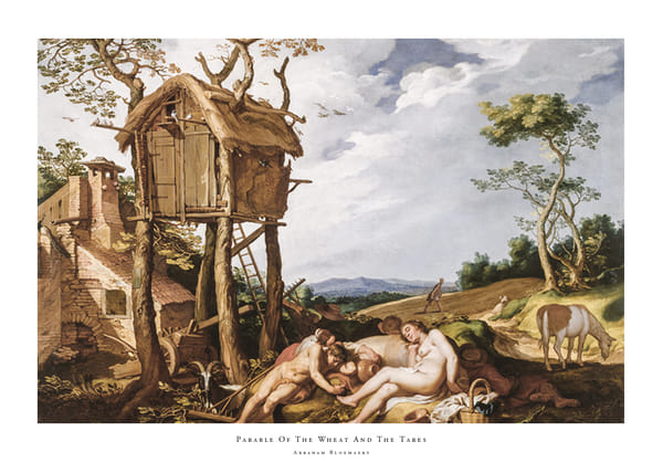 Poster Parable Of The Wheat And The Tares By Abraham Bloemaert