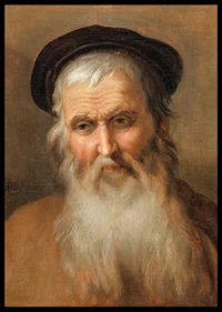 Portrait Of An Elderly Man By Abraham Bloemaert-4