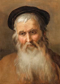 Portrait Of An Elderly Man By Abraham Bloemaert-5
