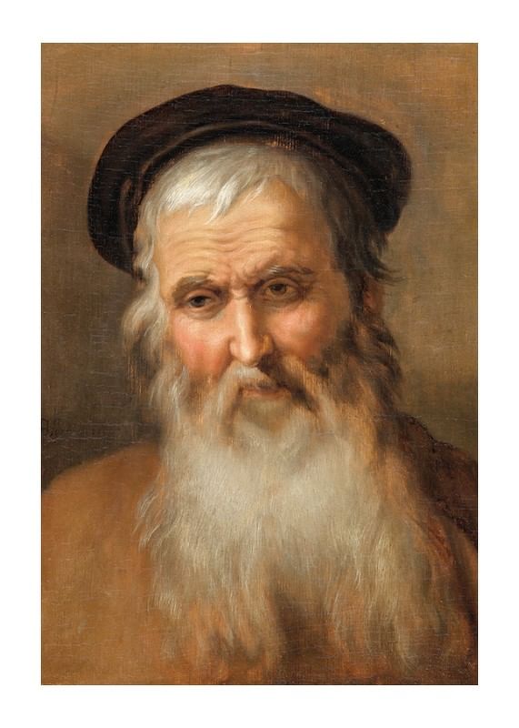 Poszter Portrait Of An Elderly Man By Abraham Bloemaert