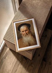 Portrait Of An Elderly Man By Abraham Bloemaert-6