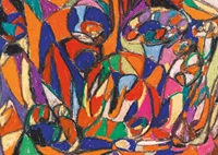 Pastel and pencil on paper By Adolf Holzel-5