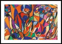 Pastel and pencil on paper By Adolf Holzel-2