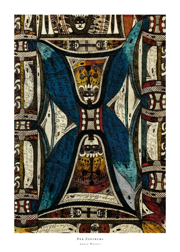 Poster Der Zäntrums By Adolf Wolfli