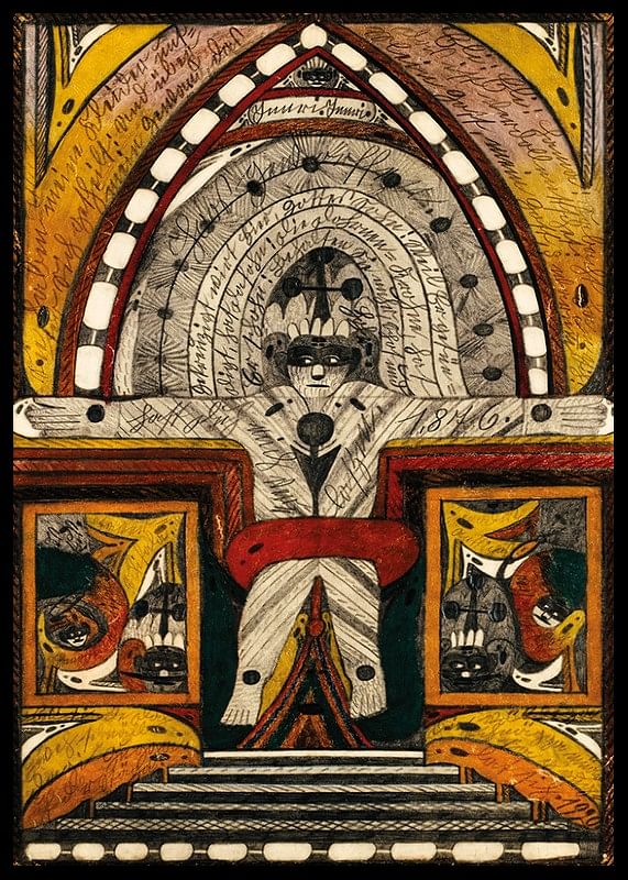 The Crucifixion of Myself By Adolf Wolfli-12