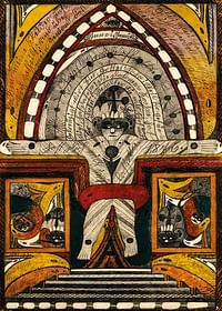 The Crucifixion of Myself By Adolf Wolfli-1