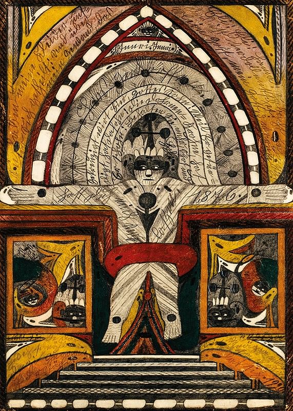 The Crucifixion of Myself By Adolf Wolfli-12