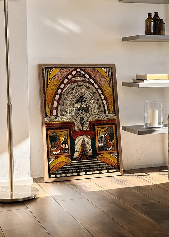 The Crucifixion of Myself By Adolf Wolfli-12