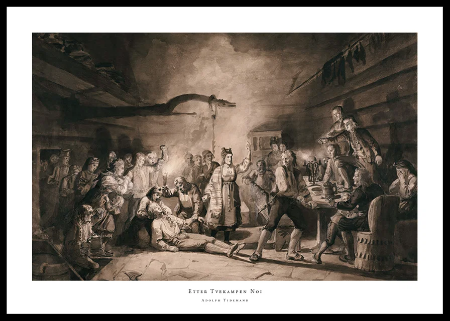 Etter Tvekampen No1 By Adolph Tidemand-12