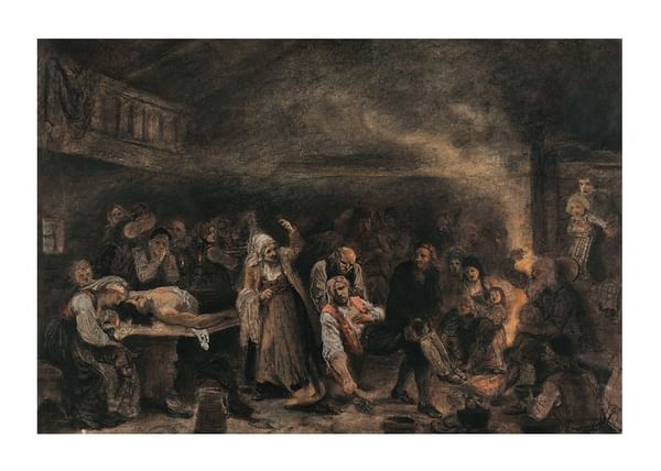 Poszter Etter Tvekampen No2 By Adolph Tidemand