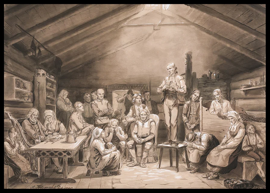 The Haugians By Adolph Tidemand-12