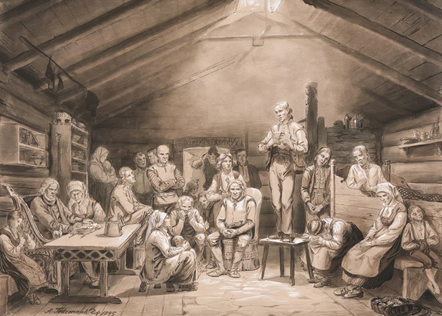 The Haugians By Adolph Tidemand-12