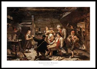 Bjørnejegerens hemkomst By Adolph Tidemand-0