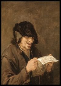Śpiewający mężczyzna – Adriaen Van Ostade-2