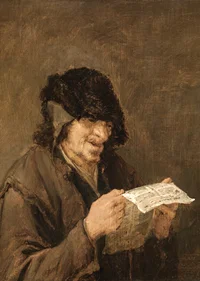 Man Singing By Adriaen Van Ostade-5