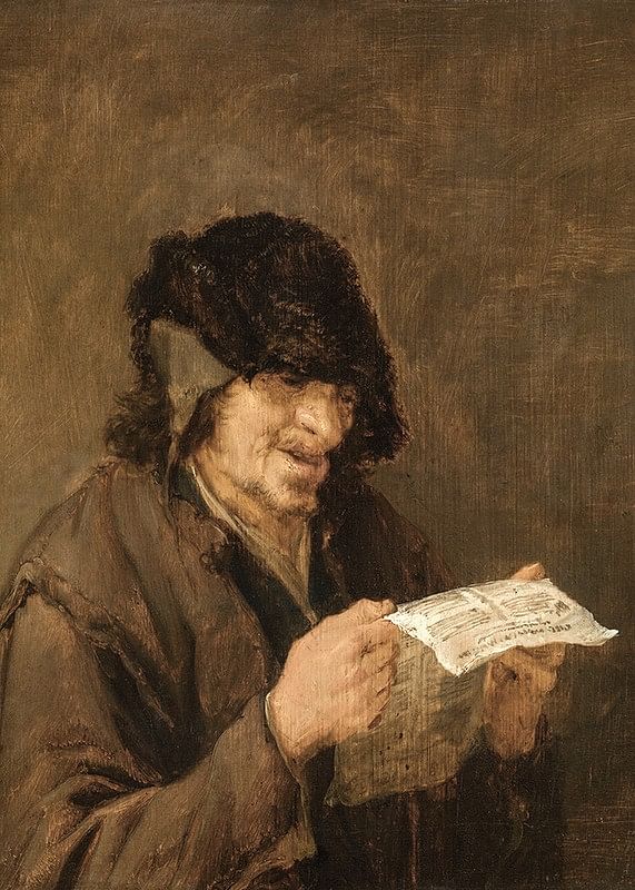 Śpiewający mężczyzna – Adriaen Van Ostade-12