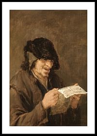 Śpiewający mężczyzna – Adriaen Van Ostade-0