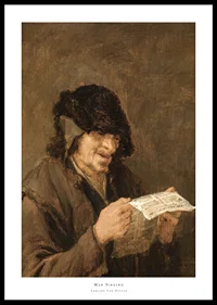 Man Singing By Adriaen Van Ostade-0