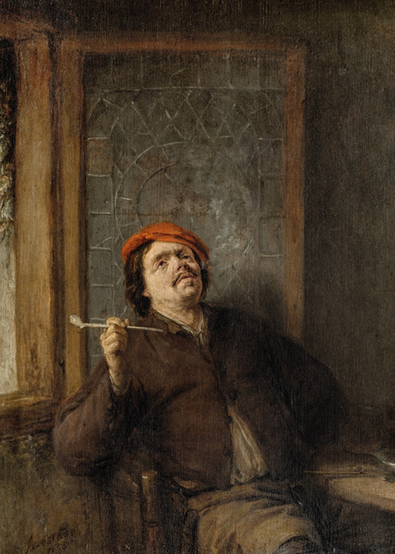 The Smoker By Adriaen Van Ostade-12
