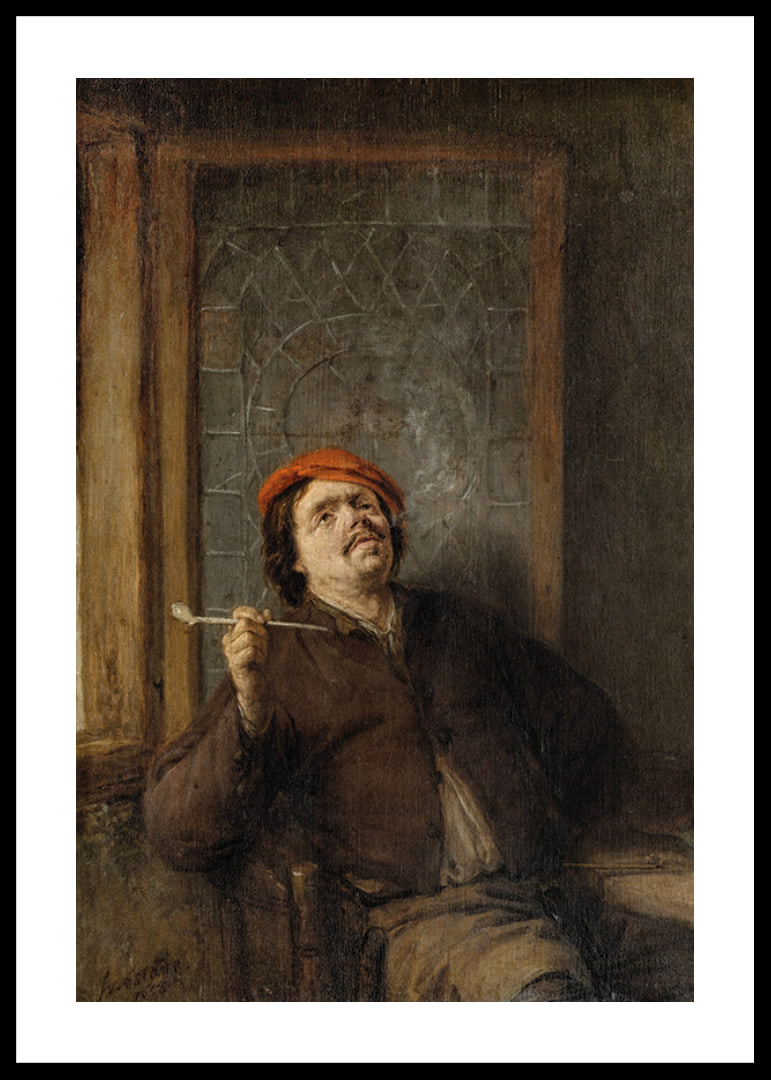 The Smoker By Adriaen Van Ostade-12
