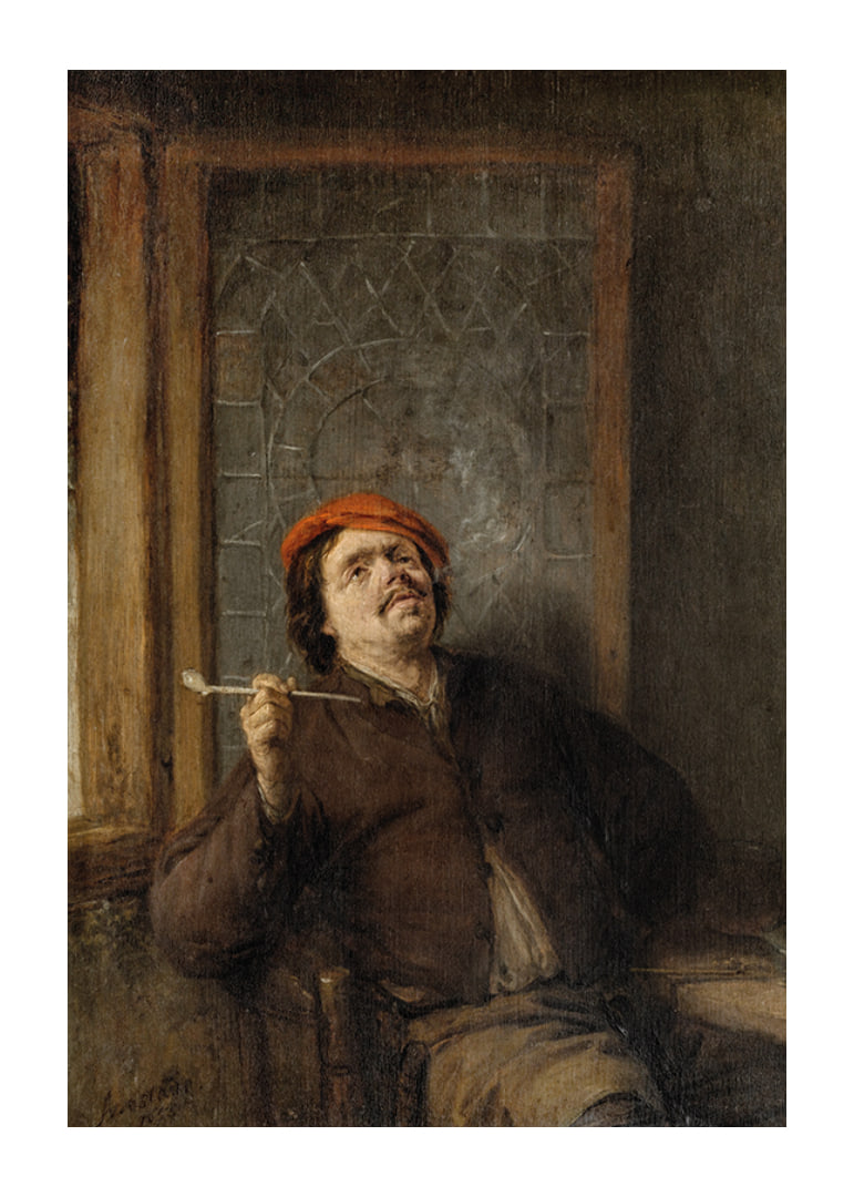 The Smoker By Adriaen Van Ostade-12