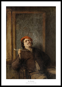 The Smoker By Adriaen Van Ostade-0