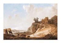 Mountainous Landscape With The Ruins Of A Castle By Aelbert Cuyp-3