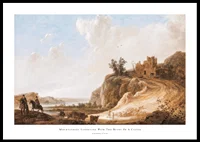 Mountainous Landscape With The Ruins Of A Castle By Aelbert Cuyp-0