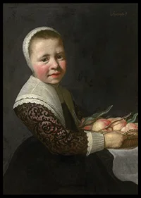 Portrait Of A Girl With Peaches By Aelbert Cuyp-4