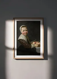 Portrait Of A Girl With Peaches By Aelbert Cuyp-6