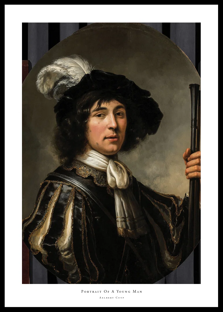 Portrait Of A Young Man By Aelbert Cuyp-12