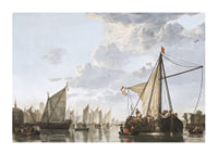 The Maas At Dordrecht By Aelbert Cuyp-3