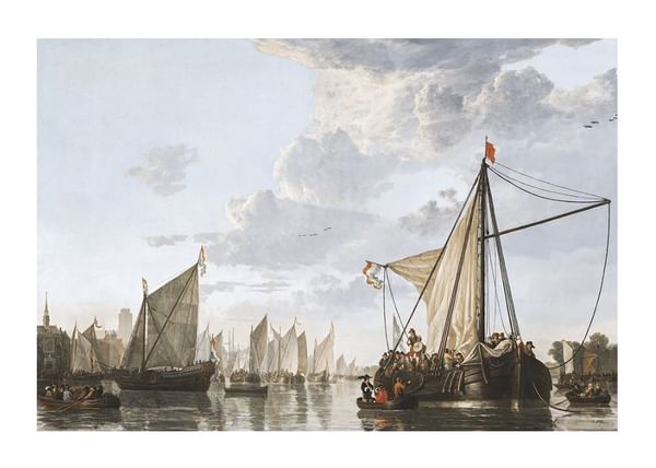 Poszter The Maas At Dordrecht By Aelbert Cuyp