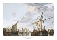 The Maas At Dordrecht By Aelbert Cuyp-1