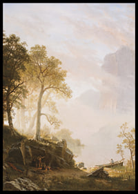 The Merced River In Yosemite By Albert Bierstadt-4