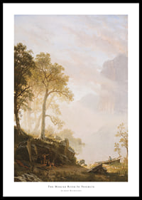 The Merced River In Yosemite By Albert Bierstadt-0