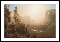 Yosemite Valley, Glacier Point Trail By Albert Bierstadt-2