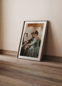 At The Piano By Albert Edelfelt-4