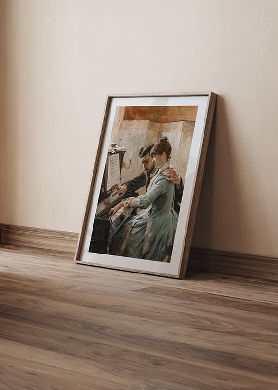 At The Piano By Albert Edelfelt-12